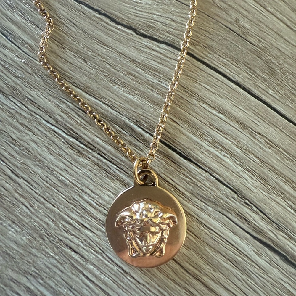 Versace Gold Medusa Pendant Necklace